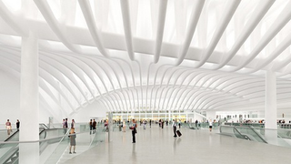 Illustration for article titled New WTC Transport Hub: One Part Memorial, One Part Stegosaurus From Space